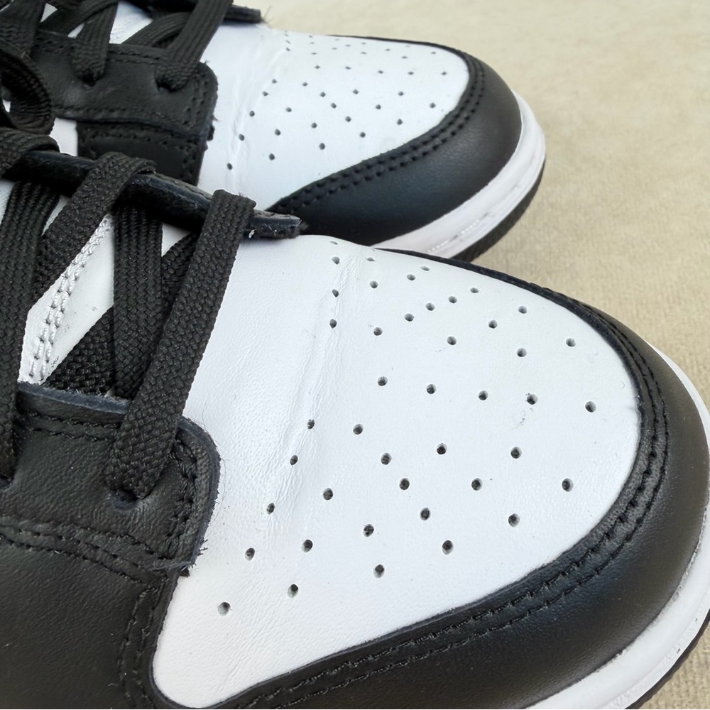 Nike Dunk Low Panda White Black Women’s 8.5 / Men’s 7 DD1503-101 - Picture 4 of 11
